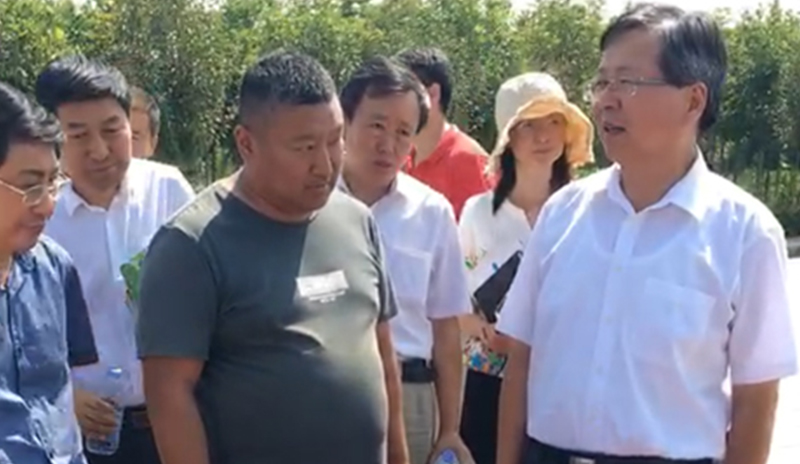 農(nóng)業(yè)部及負責領(lǐng)導一起參觀了愛麗潔農(nóng)村廁所改造產(chǎn)品，并得到了認可